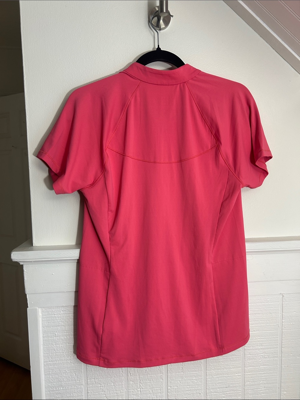 Title Nine Pink Outdoor Quarter Zip Top women’s Medium - Picture 4 of 7